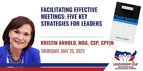 Facilitating Effective Meetings: Five Key Strategies for Leaders