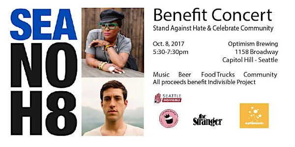 SEA NO H8 Indivisible Benefit Concert