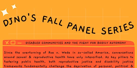 Disability, Sexual Health & Reproductive Justice.