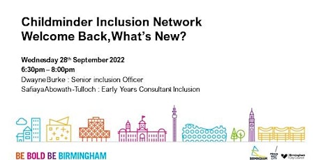 Childminder Inclusion Network Meeting: Welcome Back, What's New?