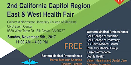 Second Annual California Capitol Region East & West Health Fair primary image