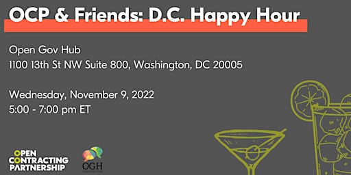 OCP & Friends: D.C. Happy Hour