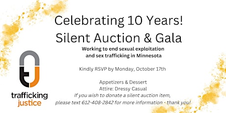Trafficking Justice Silent Auction & Gala