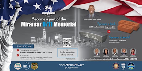 Miramar 9/11 Memorial - Sponsorship