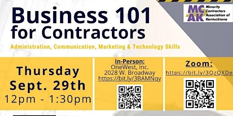 Business Basics 101 for Contractors