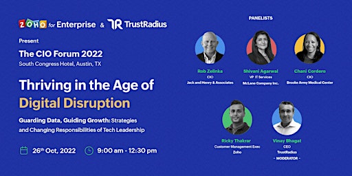 Thriving in the Age of Digital Disruption - CIO Forum, 2022