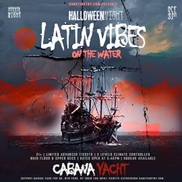 Latin Vibes Halloween Costume Yacht Cruise at Cabana Yacht 22 image