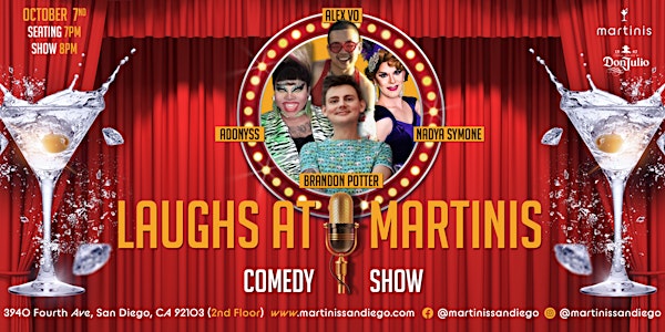Laughs At Martinis- Comedy Show