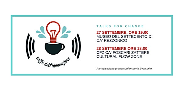 Caffè dell'Innovazione| Terza Edizione - 1a Serata
