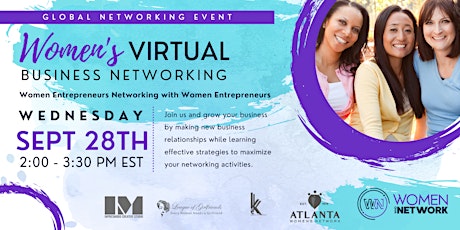 Virtual: Women's Business Networking Event
