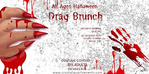 All Ages Halloween Drag Brunch At Kelseys North - Guelph