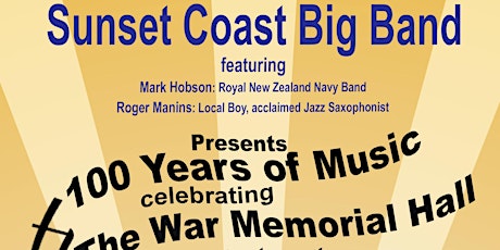 Sunset Coast Big Band - 100 Years of Music primary image