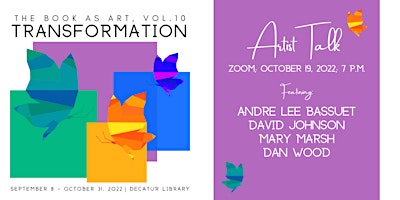 The Book As Art: Transformation - Artist Talk #3