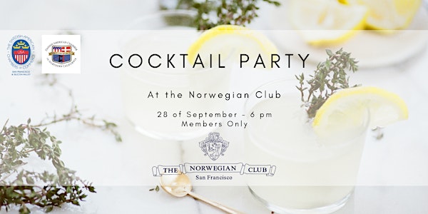Cocktail Party at the Norwegian Club (members only)