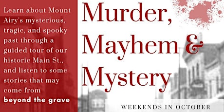 Murder, Mayhem & Mystery Ghost Tours