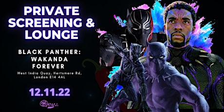 Black Panther: Wakanda Forever (Private Screening + Lounge) Okwu ID primary image