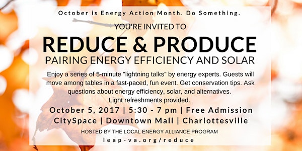Reduce & Produce: Pairing Energy Efficiency and Solar