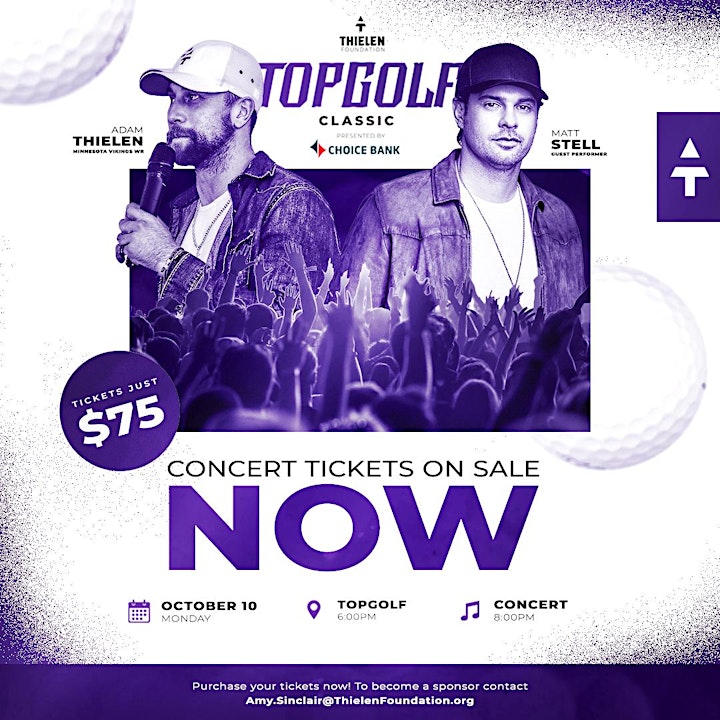 Thielen Foundation Topgolf Concert Presented by Choice Bank image