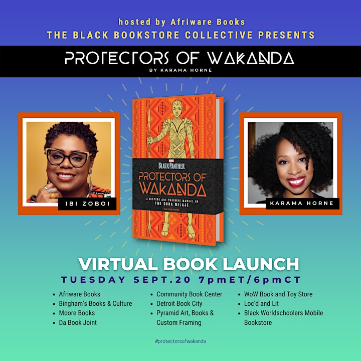 "Protectors of Wakanda" Virtual Book Launch with Ibi Zoboi and Karama Horne image