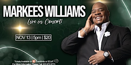 Markees Williams Live In Concert