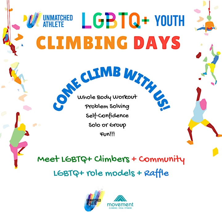 LGBTQ+ Youth Climbing Day Sign-up (Rockville) image