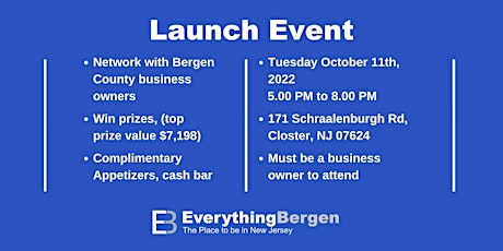 Everything Bergen Business Networking Launch Event