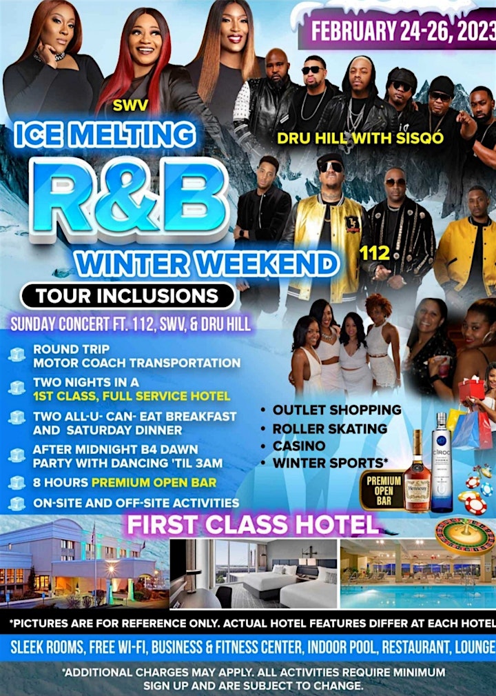 R&B WINTER WEEKEND GETAWAY 
FEBRUARY 24-26TH 2023 image