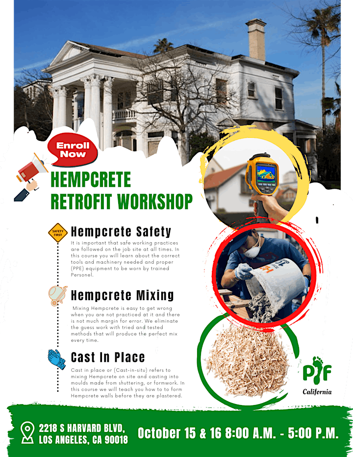 Hempcrete Contractor Training Clinic @The Becket Mansion image