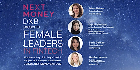 Next Money DXB Presents: Female Leaders in FinTech primary image