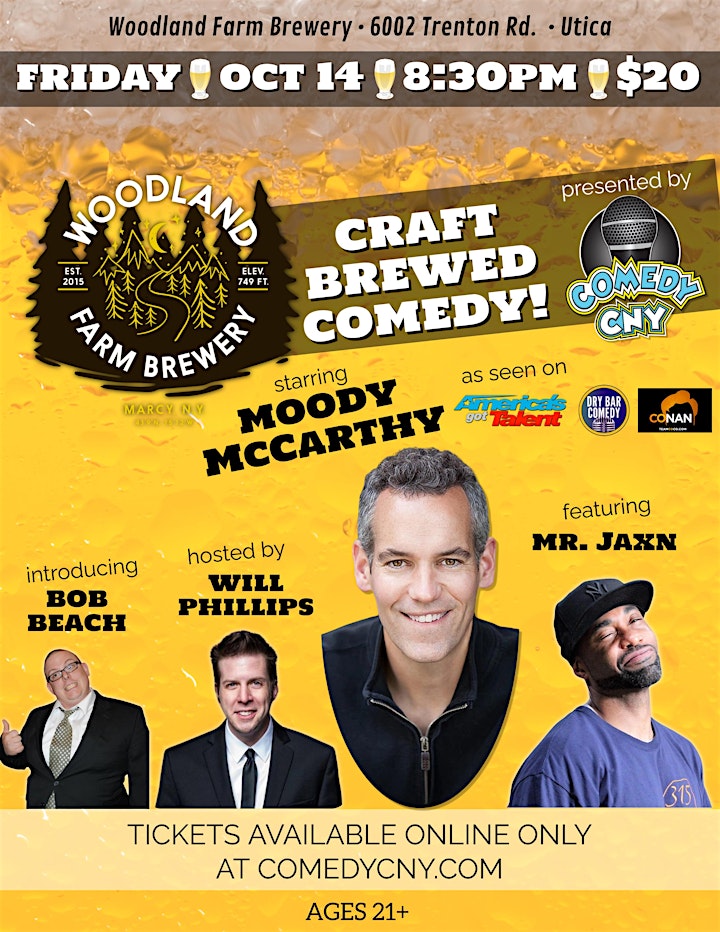 Craft Brewed Comedy with Moody McCarthy image