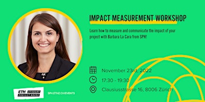 Impact Measurement Workshop