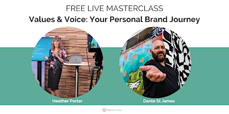[Free Webinar] Values & Voice: Your Personal Brand Journey