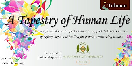 "A Tapestry of Human Life" Concert to Support Tubman primary image