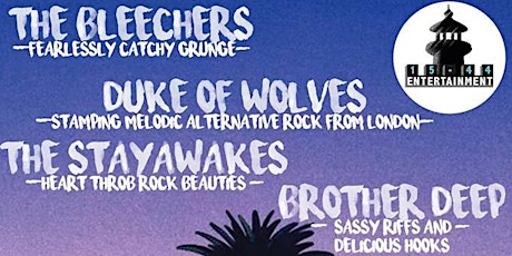 15-44 Presents The Bleechers, Duke of Wolves + local supports primary image