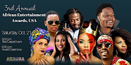 3rd Annual African Entertainment Awards, USA (AEAUSA) & Red Carpet Event primary image