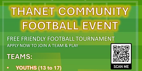 Thanet Community Football Tournament and Event