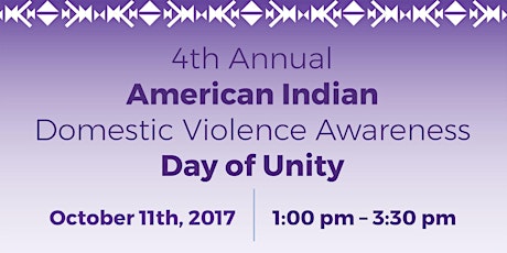 4th Annual American Indian Domestic Violence Awareness Day of Unity primary image