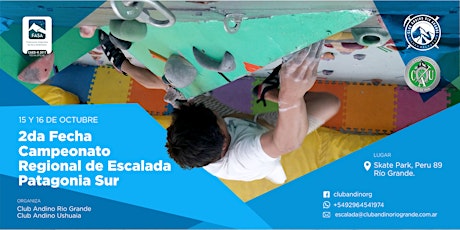 Imagen principal de 2da Fecha Campeonato Regional de Escalada Patagonia Sur - Río Grande - TDF