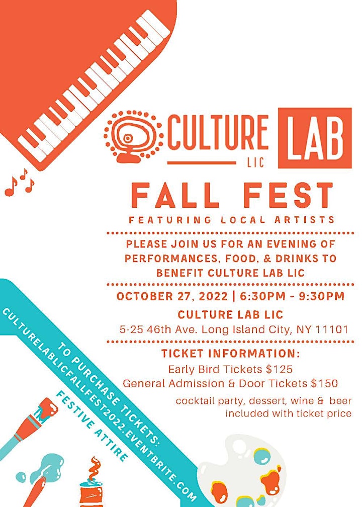 Culture Lab LIC Inaugural Fall Fest image