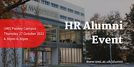 Imagem principal do evento HR Alumni Event 2022