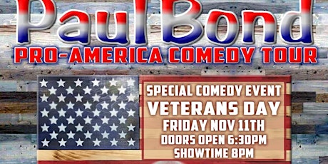 Comedy Night:  The Paul Bond Pro America Comedy Tour
