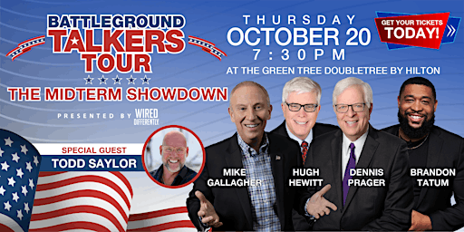 Battleground Talkers Tour: The Midterms - October 20, 2022