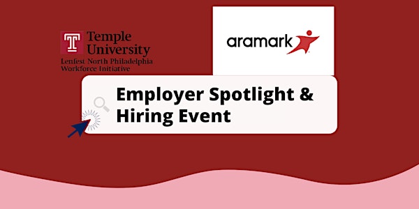 Aramark Employer Spotlight And Hiring Event