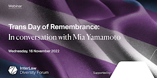 Trans Day of Remembrance: In conversation with Mia Yamamoto