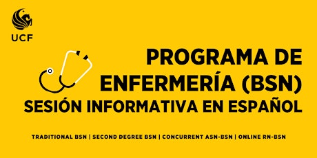 Sesión Informativa en Español - Programa de Enfermería BSN (Via ZOOM)