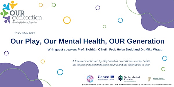 Webinar: Our Play, Our Mental Health, OUR Generation