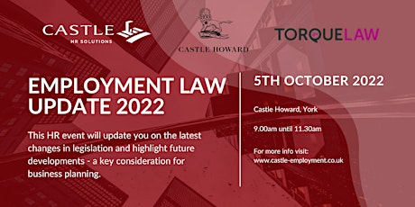 Castle HR Solutions - Employment Law Update primary image