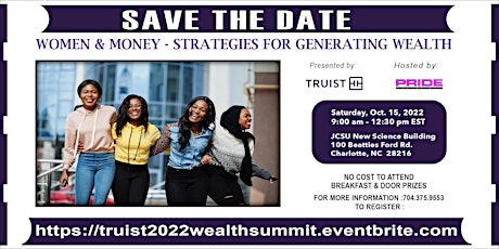 Truist Presents: Women & Money-Strategies for Generating Wealth primary image