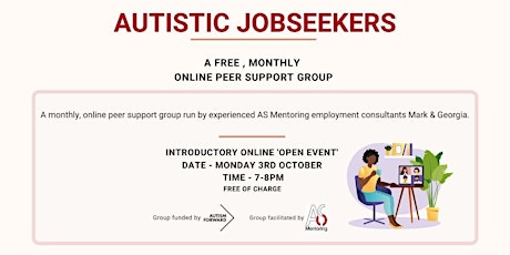 Autistic Jobseekers Peer Support Group - Introductory Open Event