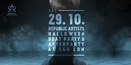 Imagem principal de Republic Artists: Halloween Boat Party & afterparty at EGG club